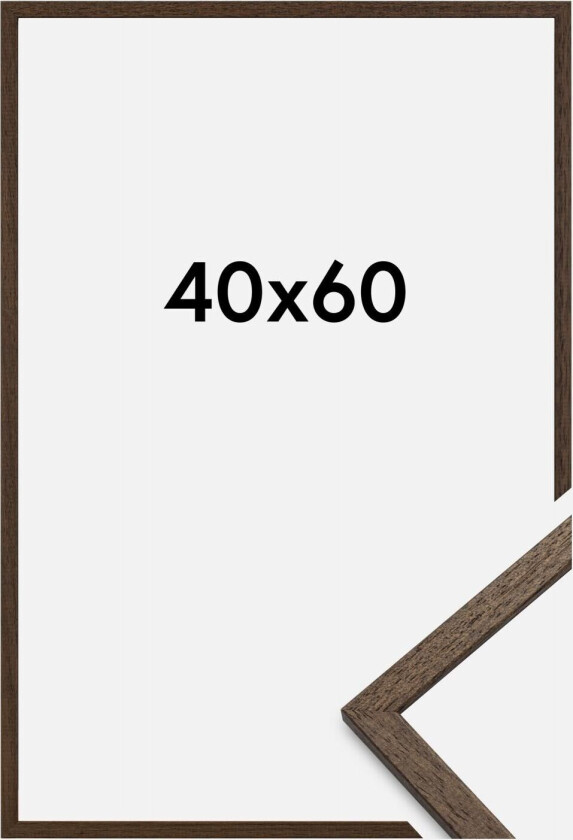 Ramme Edsbyn Akrylglass Valnøtt 40x60 Cm