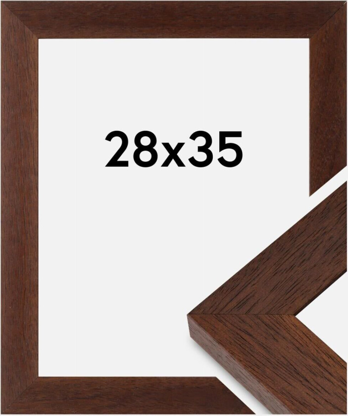 Ramme Juno Akrylglass Teak 28x35 Cm