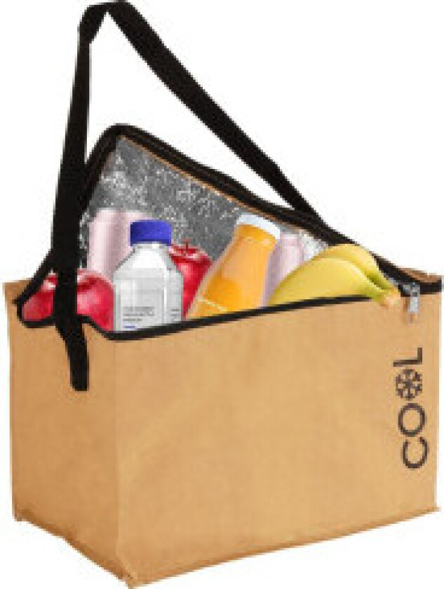 Termisk papirpose 10L med glidelås og bærehåndtak