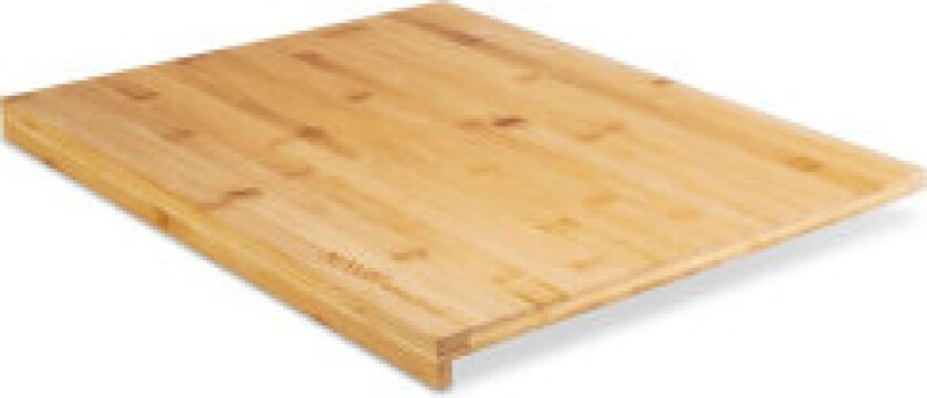 Stort skjærebrett i slitesterk bambus med kant