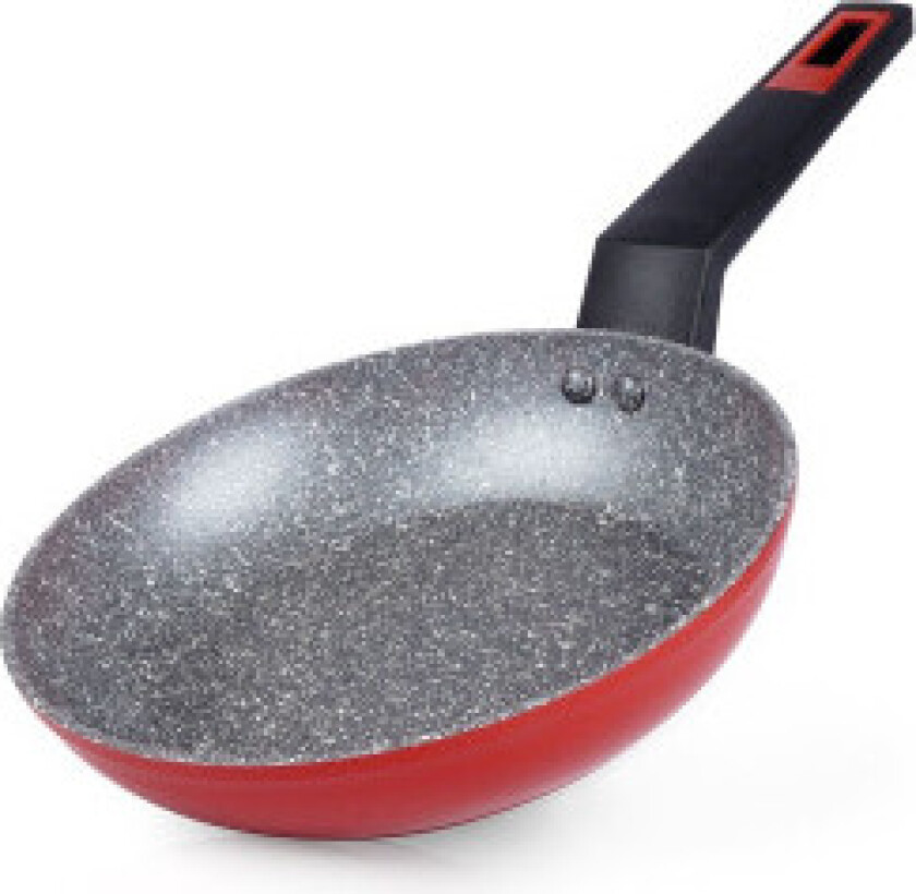 Stekepanne: 5 lag, non-stick, for alle komfyrer, tåler oppvaskmaskin
