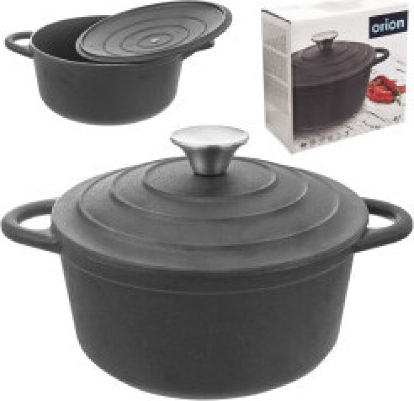 Støpejernsgryte 4L: Allsidig og holdbar for alle ovner