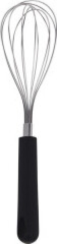 Visp i rustfritt stål med komfortabelt håndtak for egg og deig
