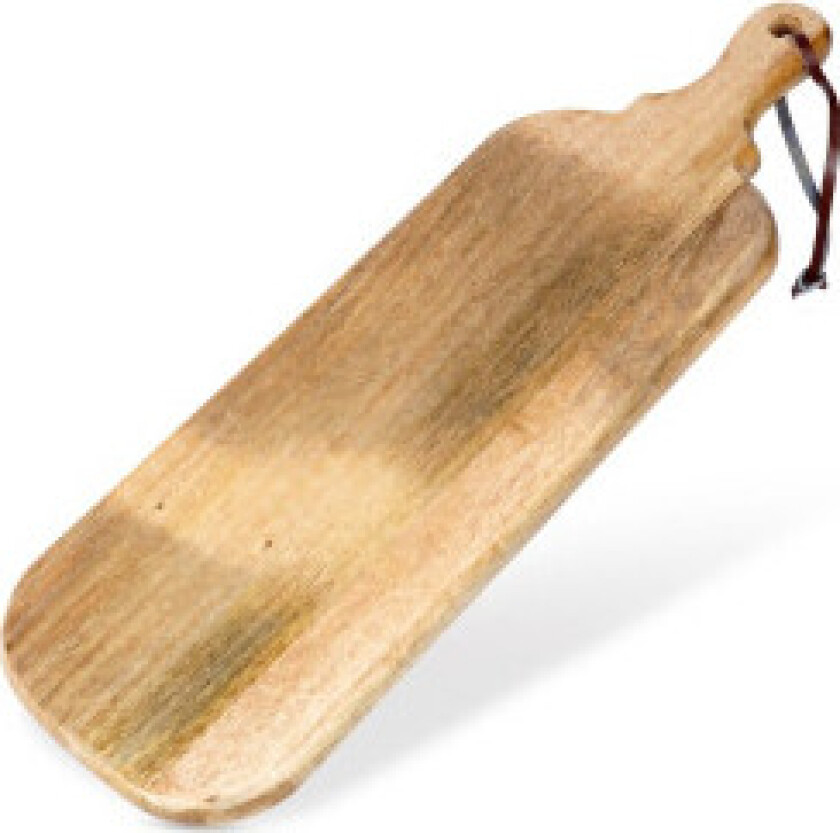 Skjærebrett og serveringsbrett i mangotre med håndtak