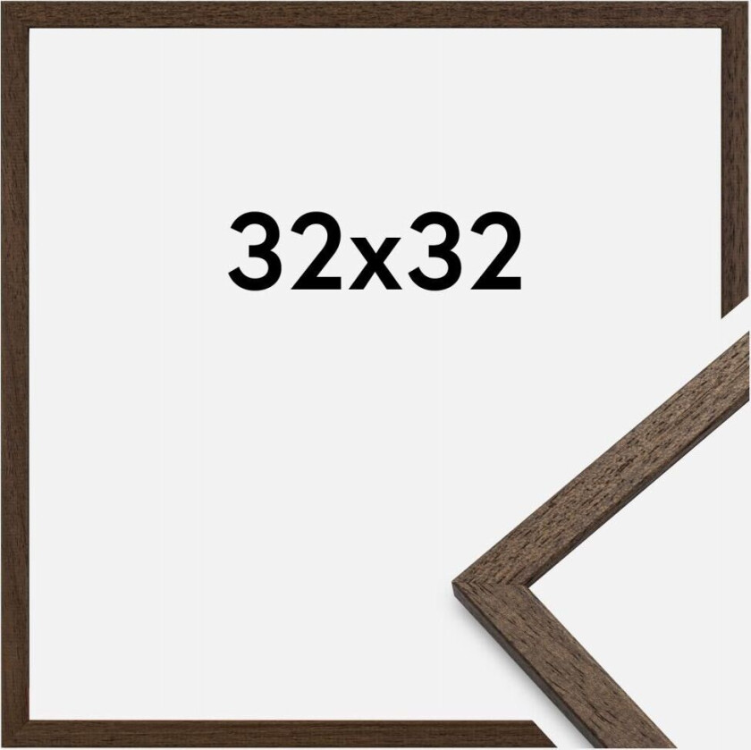 Ramme Edsbyn Valnøtt 32x32 Cm