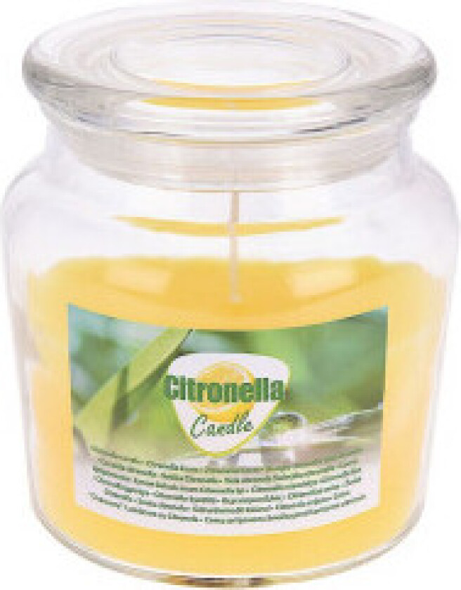 Duftlys med sitronduft - frisk myggmiddel og koselig atmosfære