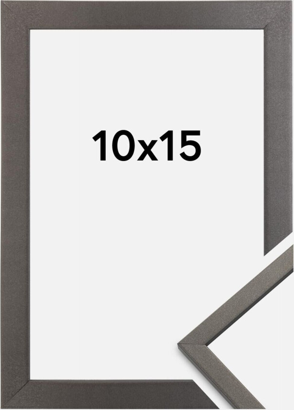 Ramme Edsbyn Akrylglass Grafitt 10x15 Cm