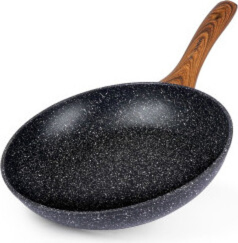 Stekepanne med non-stick granitt, til alle komfyrer, tåler oppvaskmaskin