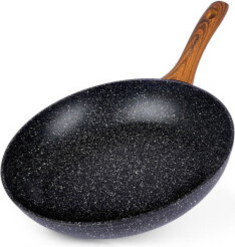 Stekepanne med non-stick granitt til alle komfyrer, tåler oppvaskmaskin