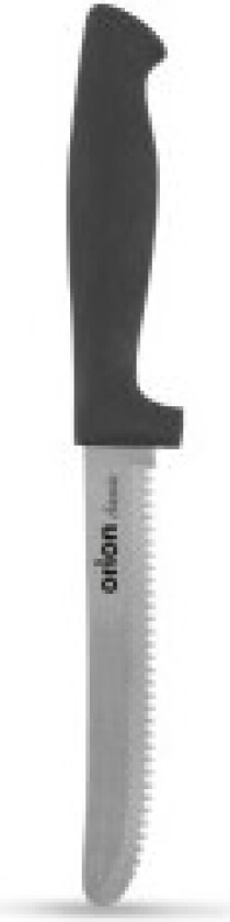 Universalkniv 11 cm: Ergonomisk håndtak, takket blad