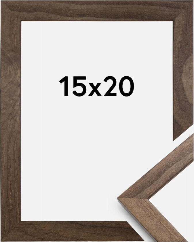 Ramme Stilren Valnøtt 15x20 Cm
