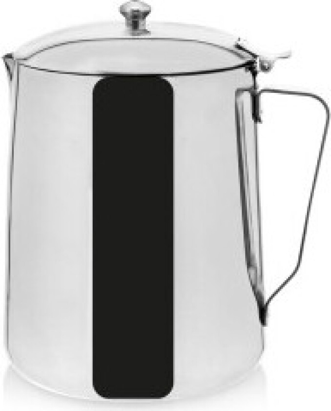 Melkekanne med lokk i rustfritt stål for kaffe og fløte