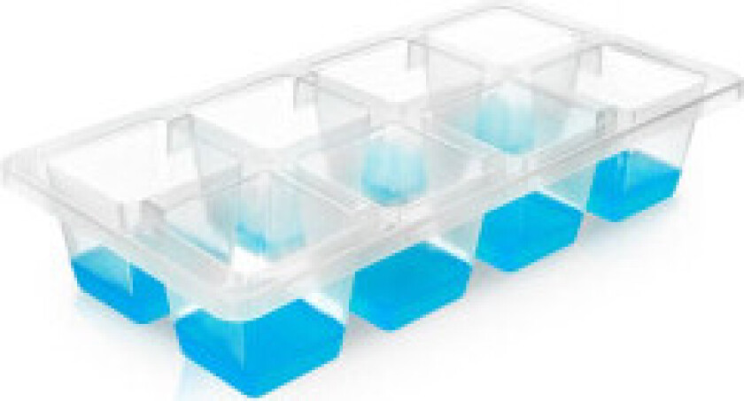 Praktisk isform med fleksibel bunn for enkel isbitfjerning