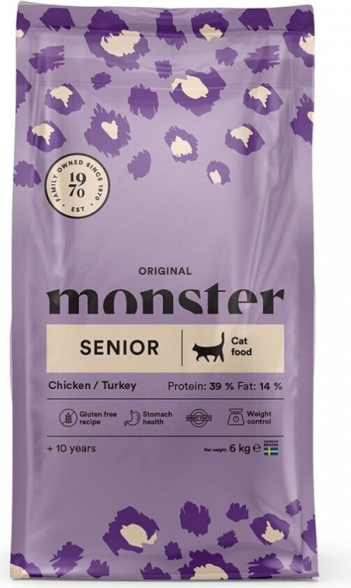 Monster Cat Original Senior Chicken Turkey (6 kg)