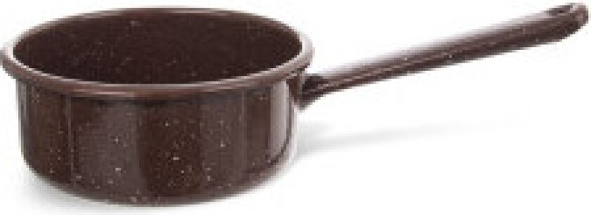 Tradisjonell kasserolle i stål og emalje, 12 cm diameter