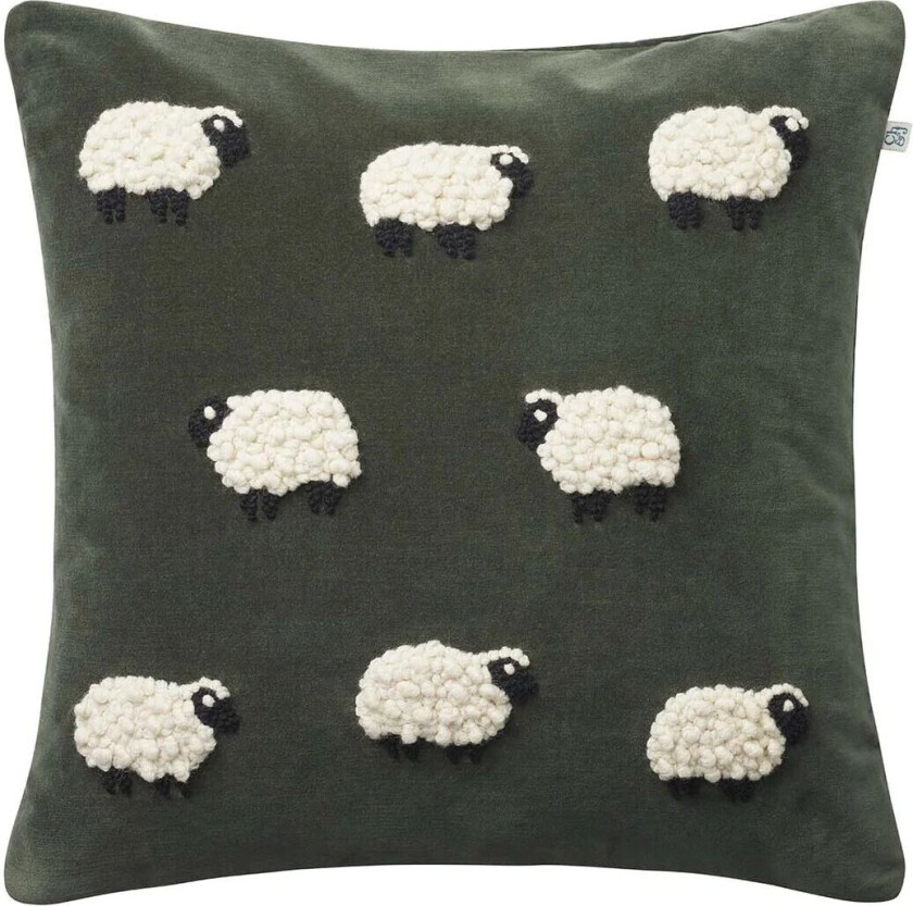 Sheep putetrekk 50 x 50 cm Forest green