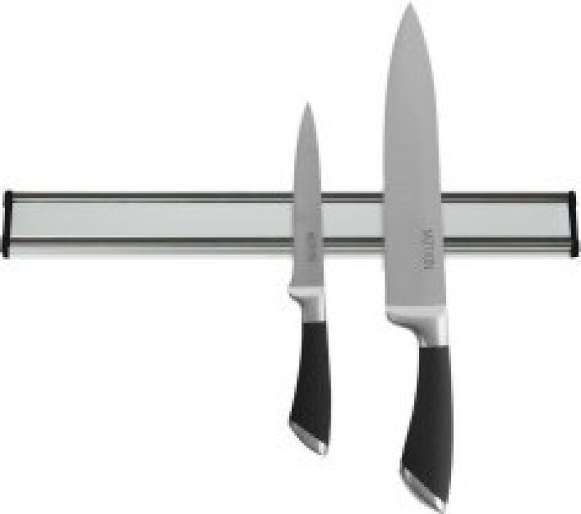 Magnetlist for kniver og verktøy, sparer plass.