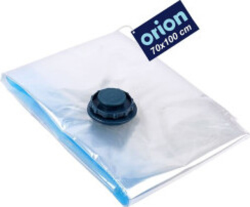 Plassbesparende vakuumpose for klær og sengetøy