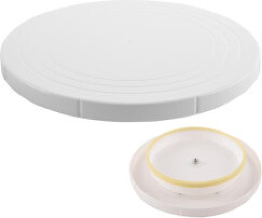Roterende kakefat, 27 cm - Dekorer og server enkelt