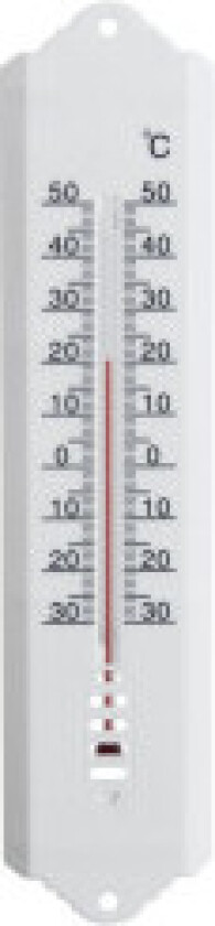 Innendørs/utendørs termometer: -30°C til 50°C.