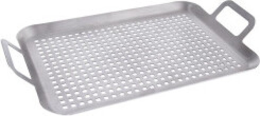 Perforert grillplate i rustfritt stål, sparer penger og miljø