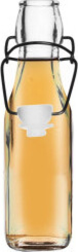 Glassflaske: Kork og klips for olje, vin og brennevin