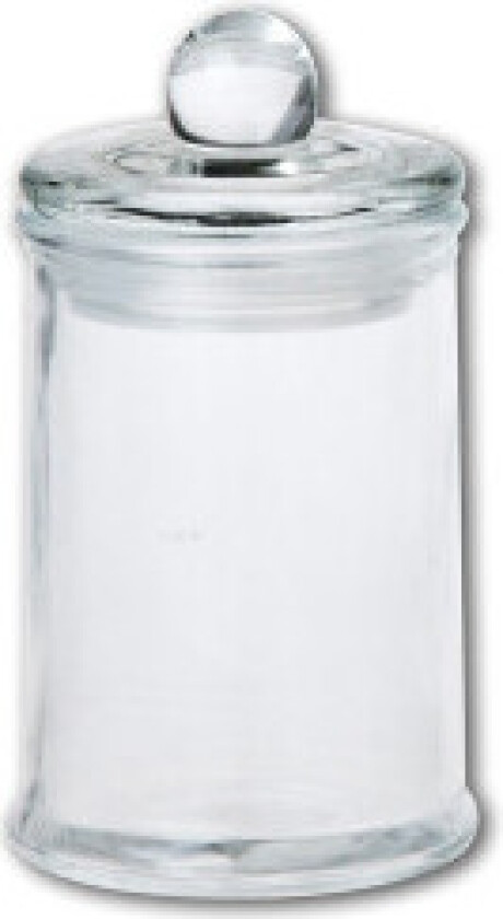 Glasskrukke for krydder med lokk