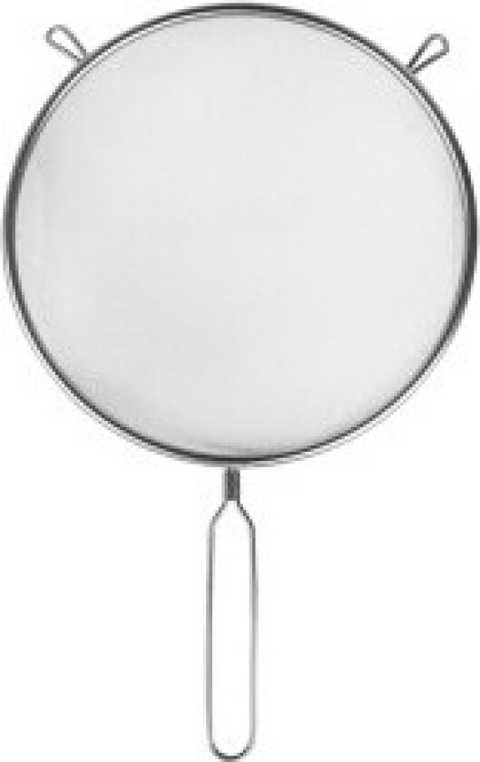 Dørslag i rustfritt stål 25 cm med håndtak