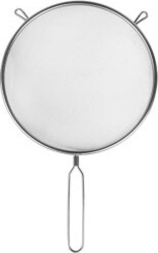 Rustfritt stål dørslag med håndtak - 22 cm diameter