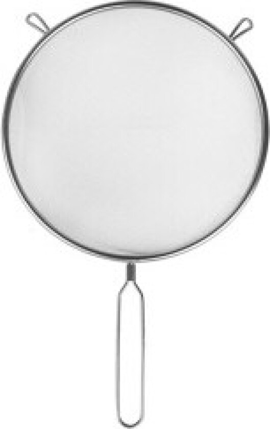 Dørslag 20 cm i rustfritt stål med håndtak