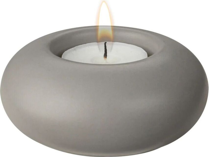 Stone lyslykt Ø 9 cm Grå