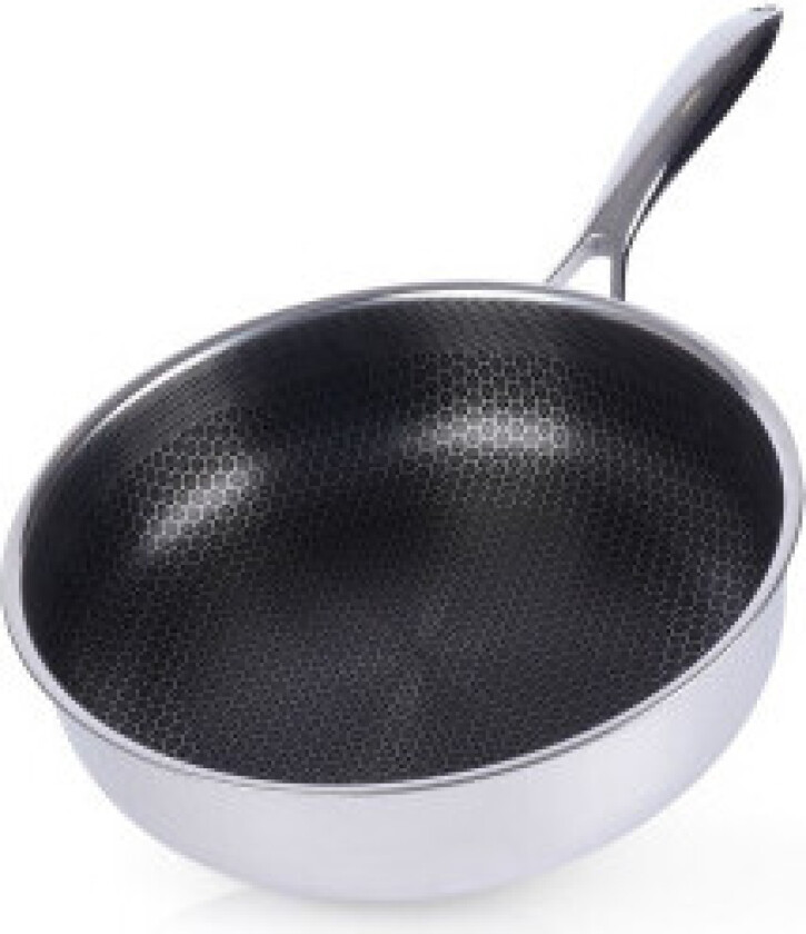 Hybrid stekepanne: Non-stick, rustfri, metallredskapssikker