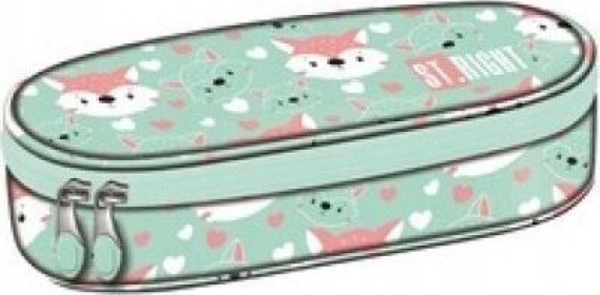 Avstivnet Pennal Med Innvendig Klaff Pc-01 Lovely Foxy