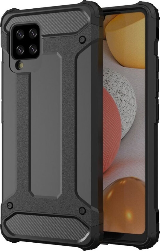 Hybrid Armor Pansret Hybriddeksel Til Samsung Galaxy A42 5G Svart