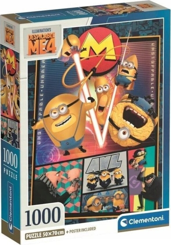 Cle Puzzle 1000 Compact Despicacable Me4 39798