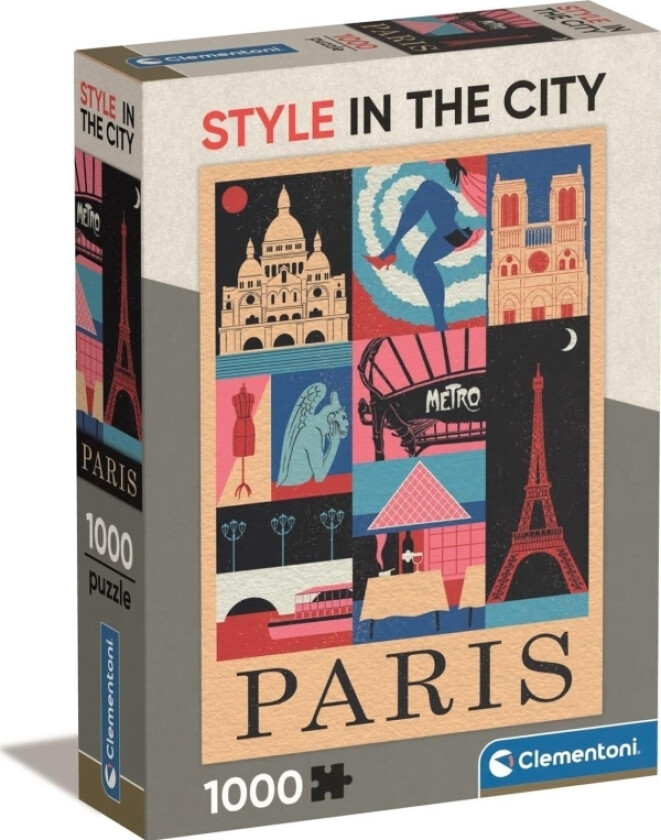 Cle Puzzle 1000 Compact Paris 39843
