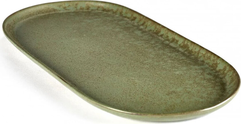 Surface tapastallerken 17x35,5 cm Camogreen