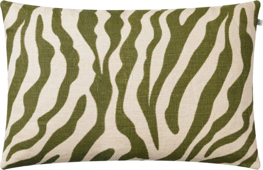 Zebra putetrekk 40x60 cm Cactus green