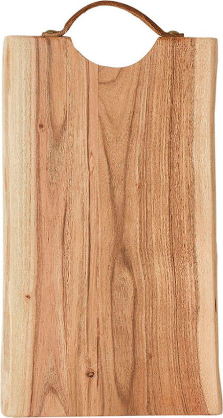 DaCore skjærebrett med lærreim (30x17cm)