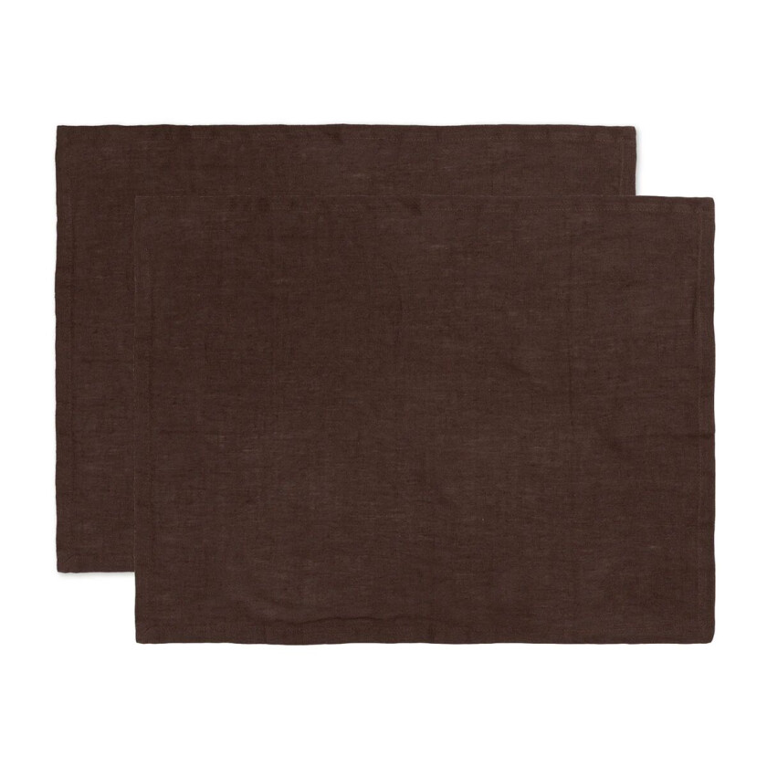 spisebrikke lin 2-pakning Chocolate
