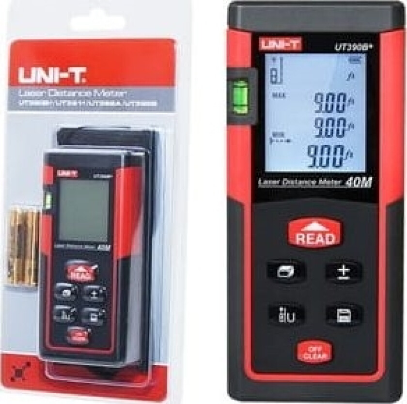 Blås 4595# Lm40 Meter Uni-T Laser Avstandsmåler Uni-T