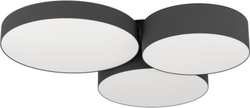 Eglo Barbano-Z, 3 Lampor, Led, 2550 Lm, Ip20, Svart, Vit