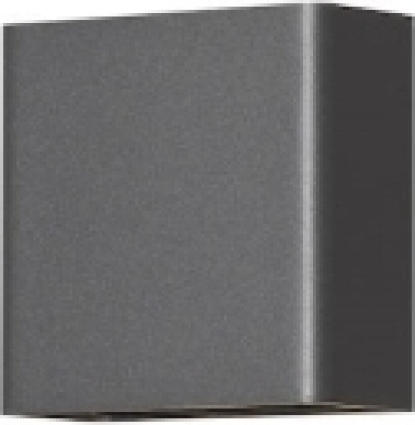 Chieri, Overflatebehandlet, Firkant, 4 Ampuller, 3000 K, Ip54, Antrasitt, Grå