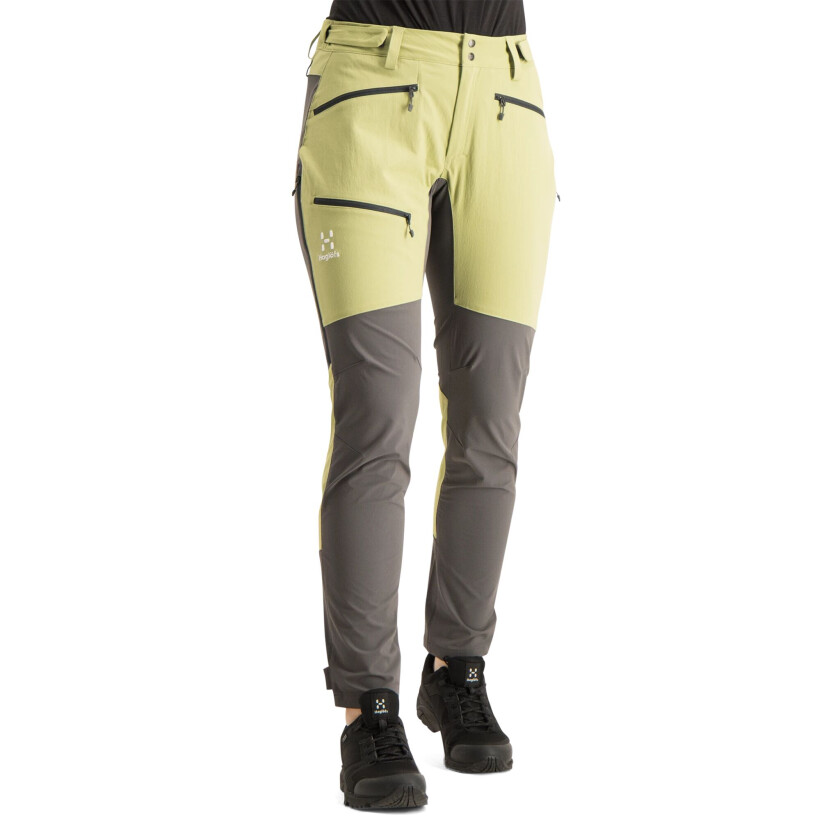 Zircon Slim Pant W, turbukse dame Thyme Green/magnetit