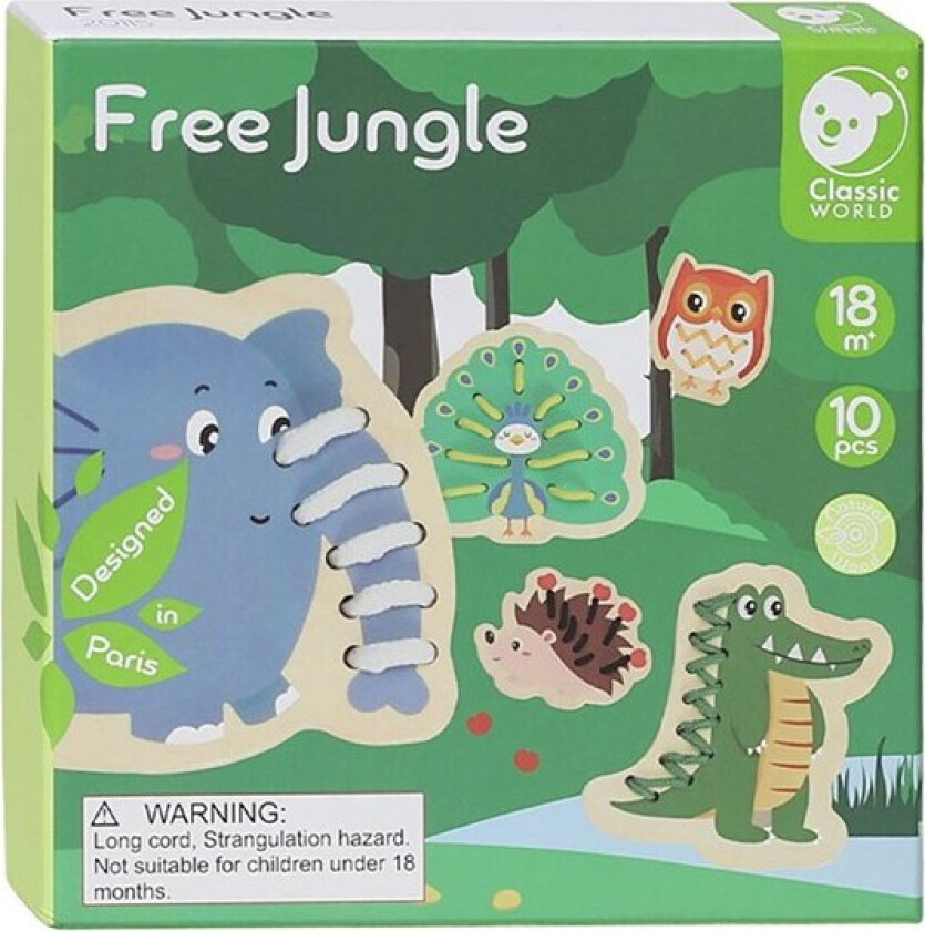 Jigsaw Puzzle Jungle 10 pieces. Tre