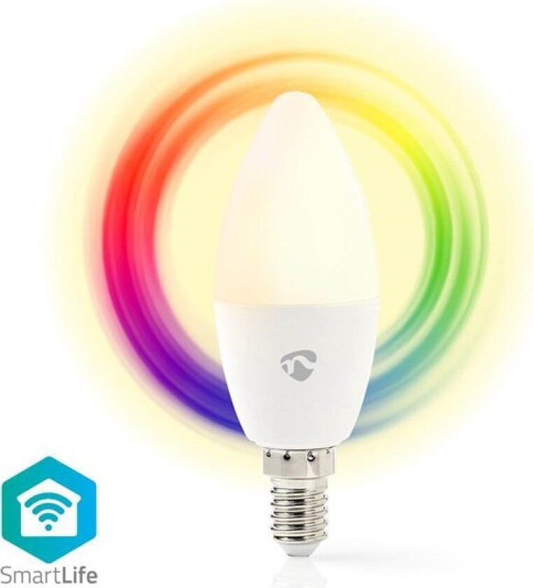 Smart LED-pære med Wi-Fi | Fuldfarve og varm hvid