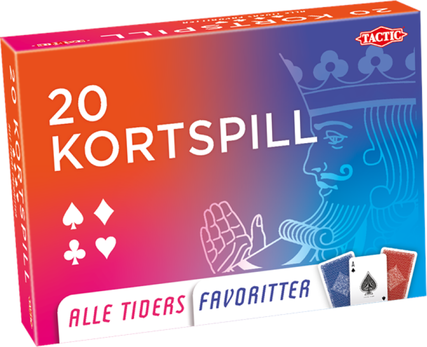 20 Populære Kortspil