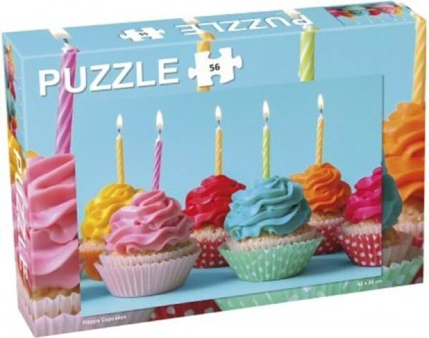 Puzzle Lovers Happy Cupcakes 56 pcs puzzle