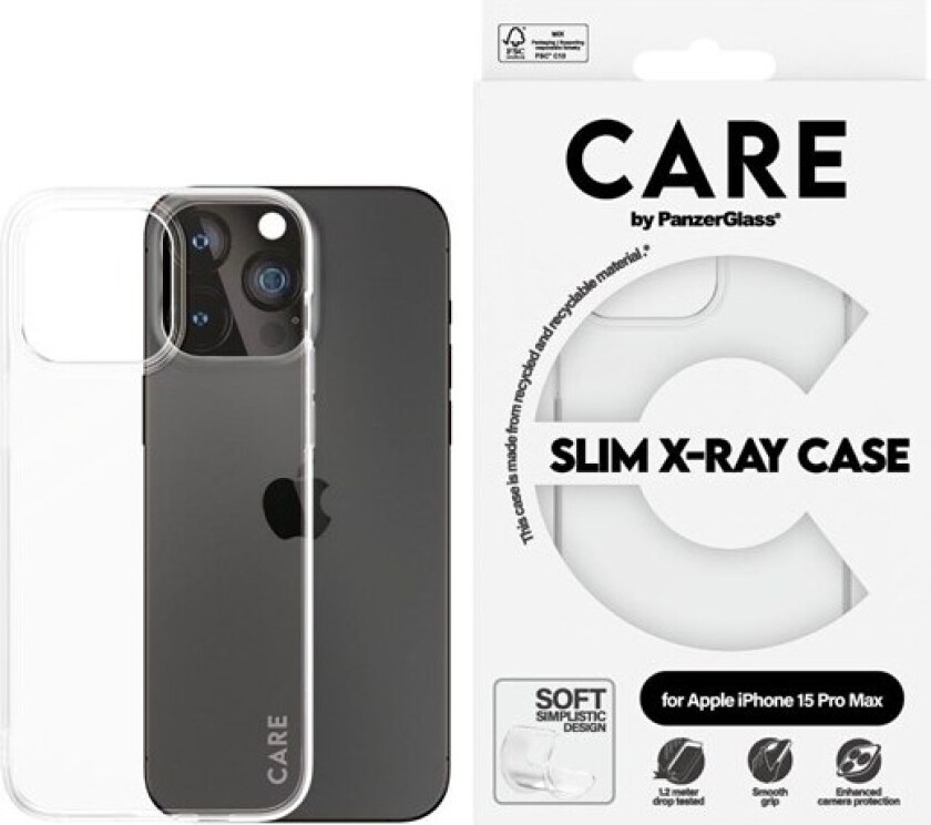 Fashionable Case Transparent X-Ray Soft Basic iPhone 15 Pro Max