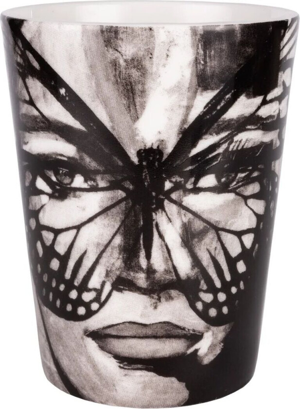 Golden Butterfly kopp 35 cl Black-white